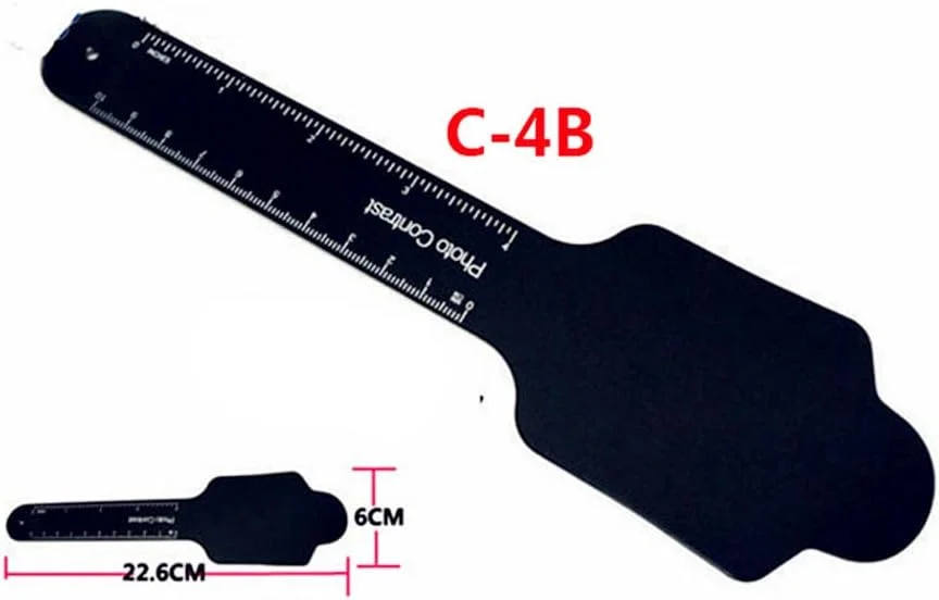 برد کنتراست تصویربرداری دندانپزشکی Etelux، پس زمینه سیاه دندان، ابزار آزمایشگاهی اتوکلاو شونده، 6 سایز (C-4B)، یک عدد