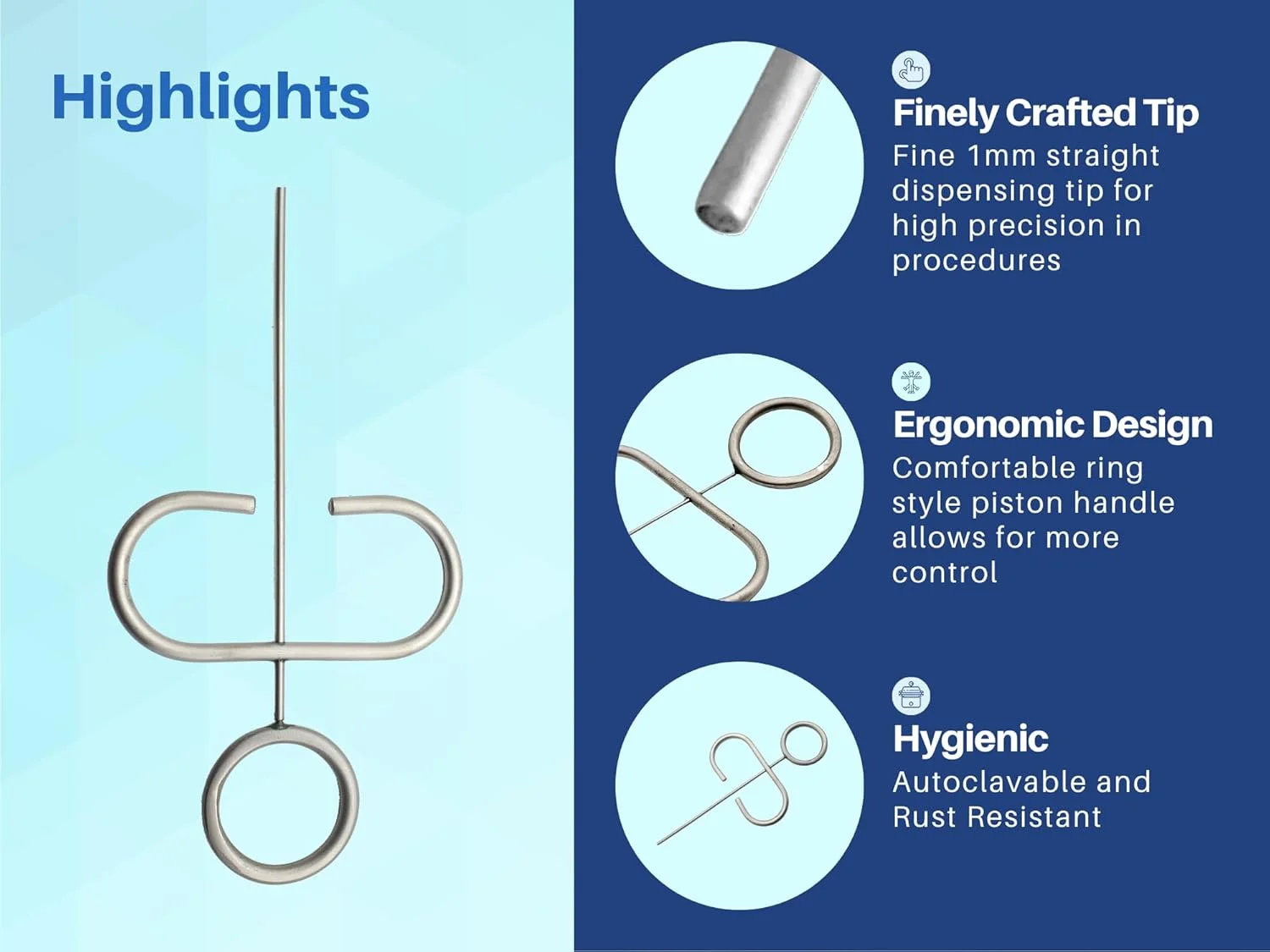 ابزار پر کردن دندان، مخصوص مواد ترمیمی MTA، مناسب برای کانال ریشه