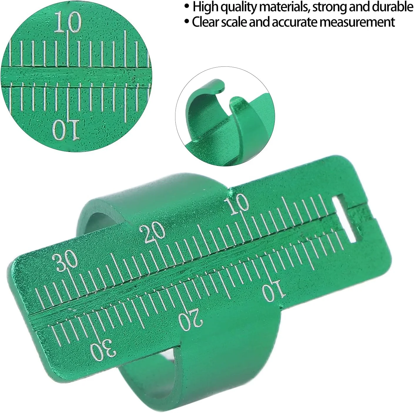 حلقه اندو رولر، حلقه خط کش دندانپزشکی اندودنتیک، ابزار اندازه گیری دهانه اندودنتیک آلیاژ آلومینیوم (سبز) حلقه اندو رولر، حلقه خط کش دندانپزشکی اندودنتیک، ابزار اندازه گیری دهانه اندودنتیک آلیاژ آلومینیوم (سبز)