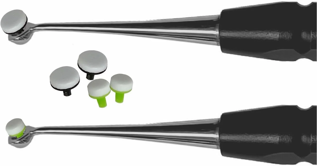 ست پد مجسمه سازی کامپوزیت دندانی فتاح طب، ابزارهای کانتورینگ 4 و 6 میلی متری با پدهای فومی، مشکی ست پد مجسمه سازی کامپوزیت دندانی فتاح طب، ابزارهای کانتورینگ 4 و 6 میلی متری با پدهای فومی، مشکی