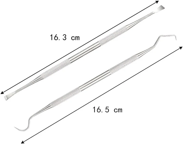 ست بهداشت دهان و دندان برای از بین بردن پلاک و جرم، ست مراقبت از دندان دو سر، ابزار جرم گیری، کاوشگر دندان ساخته شده از استیل ضد زنگ، مناسب حیوانات خانگی ست بهداشت دهان و دندان برای از بین بردن پلاک و جرم، ست مراقبت از دندان دو سر، ابزار جرم گیری، کاوشگر دندان ساخته شده از استیل ضد زنگ، مناسب حیوانات خانگی