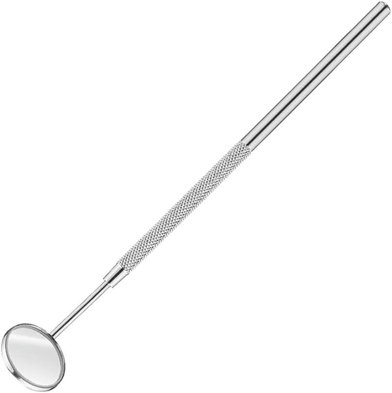 دو عدد آینه دندانپزشکی استیل ضد زنگ، آینه دندانپزشکی حرفه ای جراحی، آینه دهانی، ابزار بررسی مراقبت از دهان و اکستنشن مژه