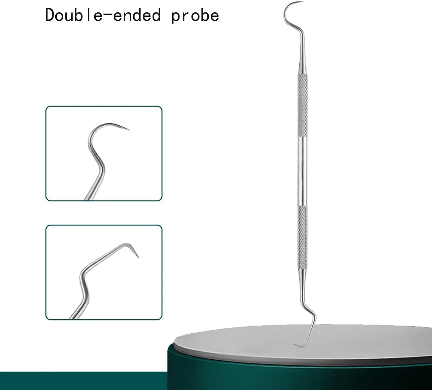 ست بهداشت دهان و دندان برای از بین بردن پلاک و جرم، ست مراقبت از دندان دو سر، ابزار جرم گیری، کاوشگر دندان ساخته شده از استیل ضد زنگ، مناسب حیوانات خانگی ست بهداشت دهان و دندان برای از بین بردن پلاک و جرم، ست مراقبت از دندان دو سر، ابزار جرم گیری، کاوشگر دندان ساخته شده از استیل ضد زنگ، مناسب حیوانات خانگی