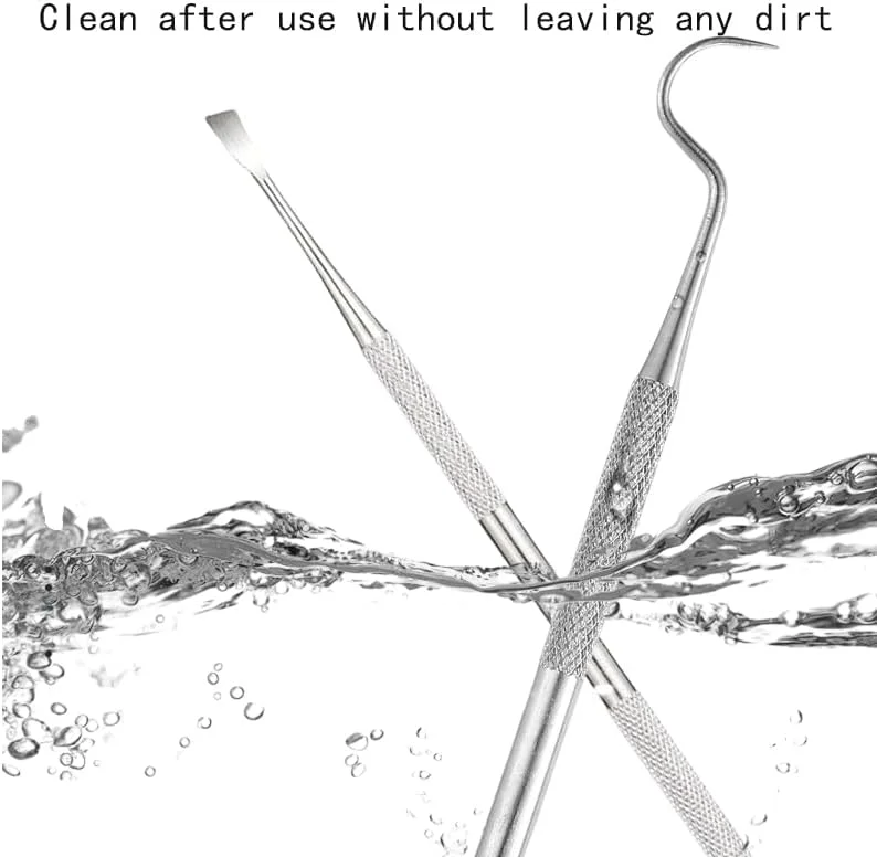 ست بهداشت دهان و دندان برای از بین بردن پلاک و جرم، ست مراقبت از دندان دو سر، ابزار جرم گیری، کاوشگر دندان ساخته شده از استیل ضد زنگ، مناسب حیوانات خانگی ست بهداشت دهان و دندان برای از بین بردن پلاک و جرم، ست مراقبت از دندان دو سر، ابزار جرم گیری، کاوشگر دندان ساخته شده از استیل ضد زنگ، مناسب حیوانات خانگی