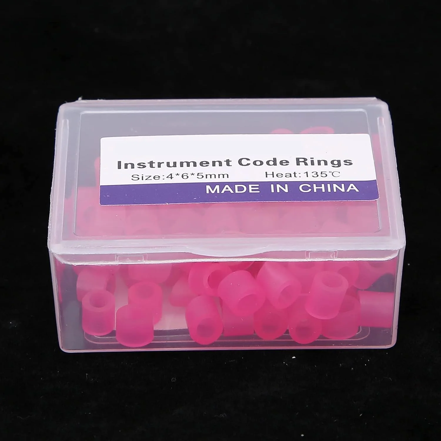 حلقه های کد رنگی ابزار دندانپزشکی 100 عددی، حلقه های کد رنگی غیر سمی سیلیکونی دندانپزشکی، لوازم جانبی حلقه های کد رنگی ابزار دندانپزشکی 100 عددی، حلقه های کد رنگی غیر سمی سیلیکونی دندانپزشکی، لوازم جانبی