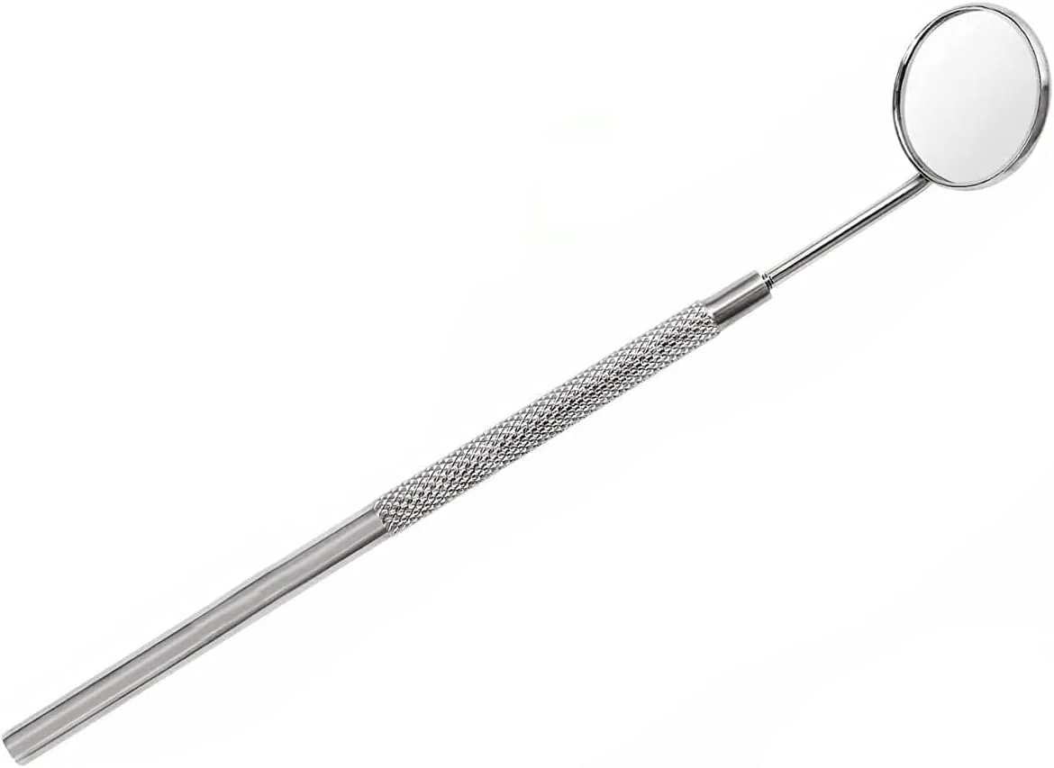 آینه دندانپزشکی حرفه ای استیل ضد زنگ ME MAXEQUIP برای اکستنشن مژه، بهداشت دهان و دندان، ابزار بلند بررسی دهان، اکستنشن بهداشت دهان و دندان