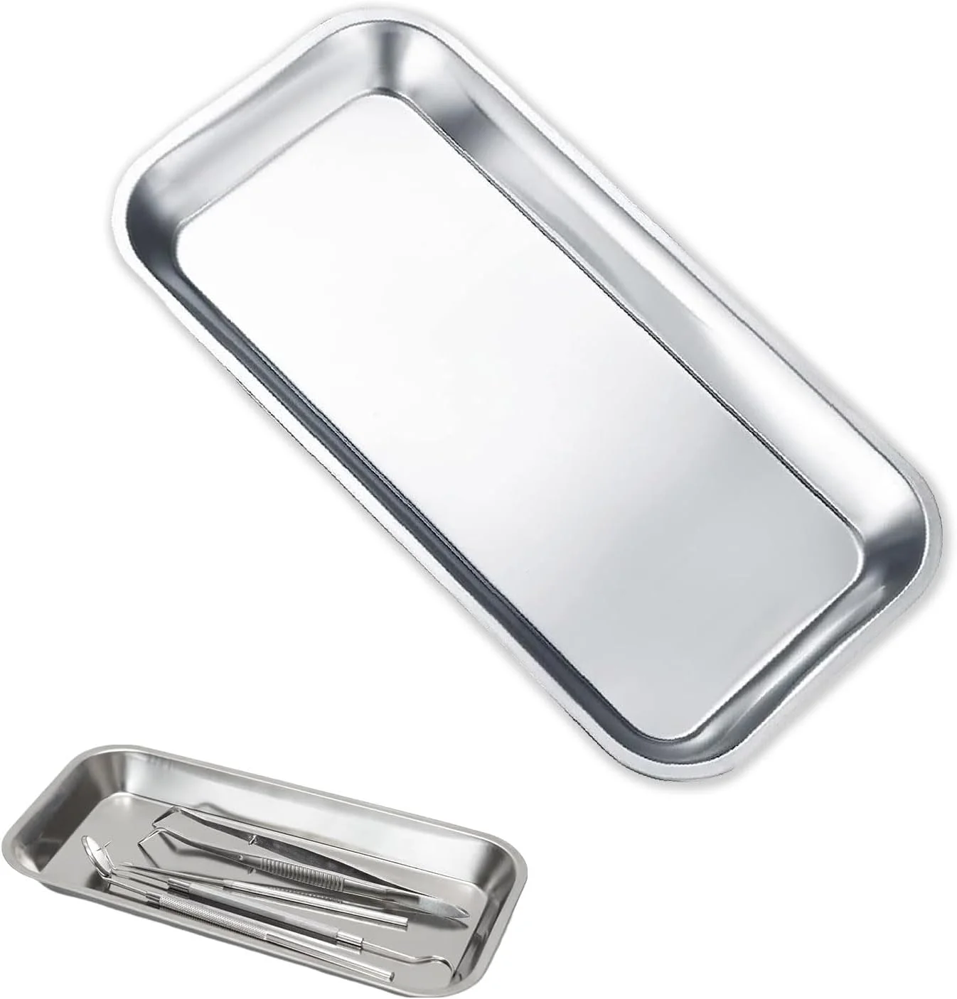 سینی پزشکی، سینی ابزار کوچک، سینی های جراحی ابزار آزمایشگاه دندانپزشکی برای ابزار آزمایشگاه دندانپزشکی، سازمان دهنده حمام، سینی ابزار تاتو