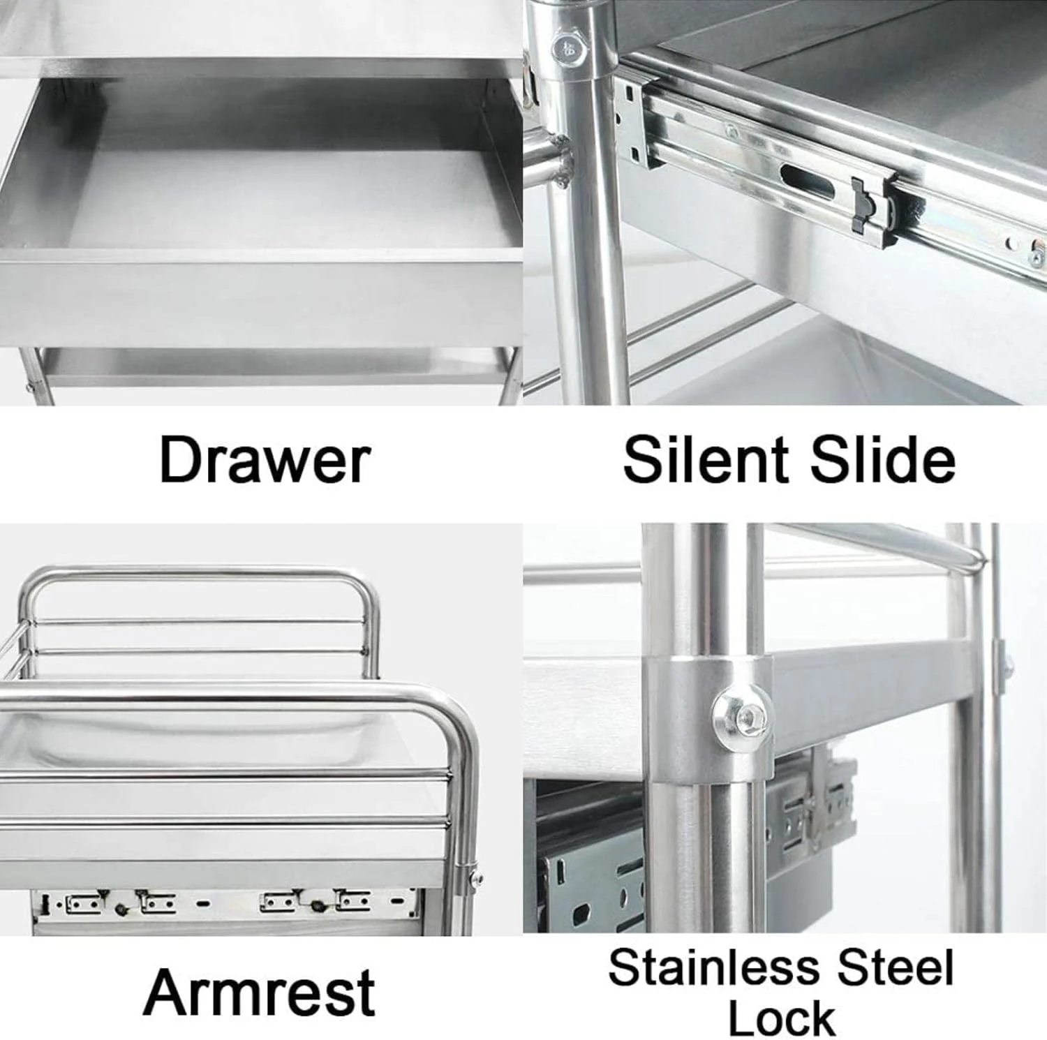 ترولی پزشکی کاربردی ksamwjf، ترولی آزمایشگاهی دندانپزشکی، ترولی ابزار پزشکی استیل ضد زنگ 2/3 طبقه، ترولی سرو قابل حمل تجهیزات بیمارستانی روی چرخ ترولی پزشکی کاربردی ksamwjf، ترولی آزمایشگاهی دندانپزشکی، ترولی ابزار پزشکی استیل ضد زنگ 2/3 طبقه، ترولی سرو قابل حمل تجهیزات بیمارستانی روی چرخ