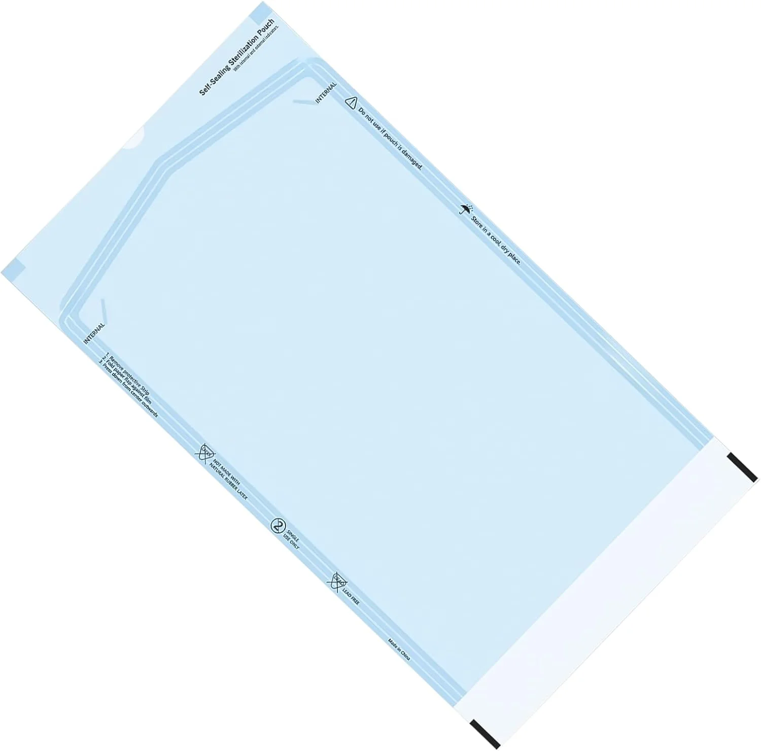 تجهیزات پزشکی کینگ ماریوت 200 عددی | پاکت های خود چسب استریلیزاسیون | کاغذ درجه یک و فیلم اتوکلاو | سازگار با بخار و اتیلن اکسید | ایده آل برای استفاده در دندانپزشکی و آزمایشگاه (کوچک (90x165mm)) تجهیزات پزشکی کینگ ماریوت 200 عددی | پاکت های خود چسب استریلیزاسیون | کاغذ درجه یک و فیلم اتوکلاو | سازگار با بخار و اتیلن اکسید | ایده آل برای استفاده در دندانپزشکی و آزمایشگاه (کوچک (90x165mm))