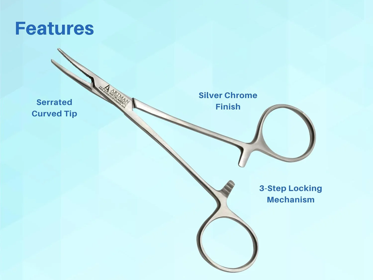 هموستات شریانی فورسپس خمیده 5 اینچی، ابزار جراحی دندانپزشکی ارتودنسی، گیره های هموستات کلی با دقت بالا توسط Wise LINKERS هموستات شریانی فورسپس خمیده 5 اینچی، ابزار جراحی دندانپزشکی ارتودنسی، گیره های هموستات کلی با دقت بالا توسط Wise LINKERS