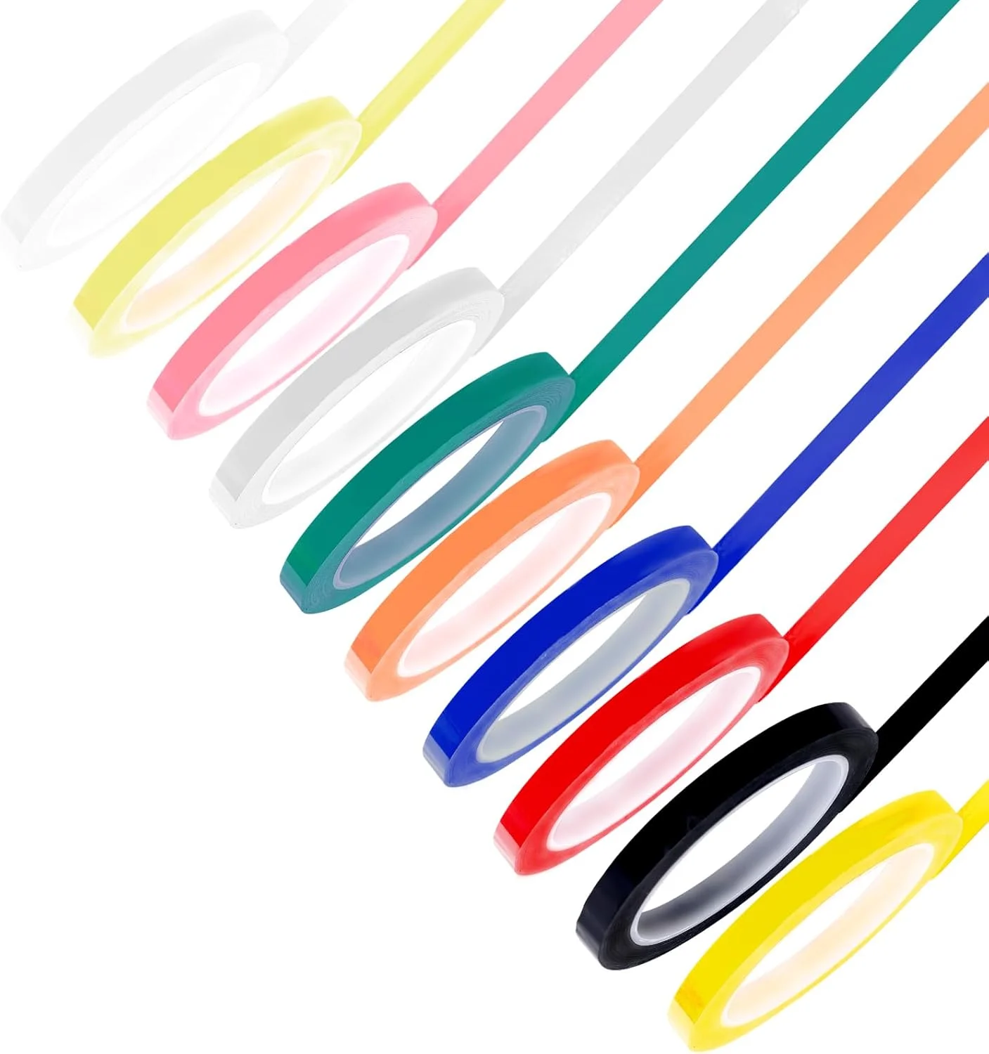 ۱۰ رول نوار اتوکلاو - نوار استریلیزاسیون، عرض ۶ میلی‌متر، طول ۶۶ متر، نوار شناسایی ابزار، ۱۰ رنگ، نوار جراحی دندانپزشکی، نوار ابزار اتوکلاو شونده، بخار ۲۷۰ درجه فارنهایت