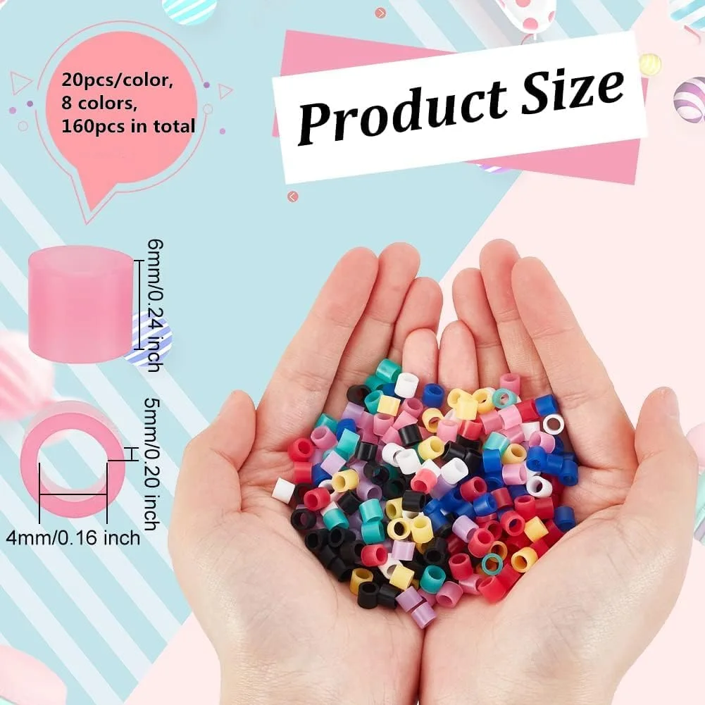 OLYCRAFT 160 عدد حلقه کد رنگی دندانپزشکی، حلقه های کد چند رنگی ابزار پزشکی برای علائم شناسایی ابزار ارتودنسی بیمارستان پزشکی OLYCRAFT 160 عدد حلقه کد رنگی دندانپزشکی، حلقه های کد چند رنگی ابزار پزشکی برای علائم شناسایی ابزار ارتودنسی بیمارستان پزشکی