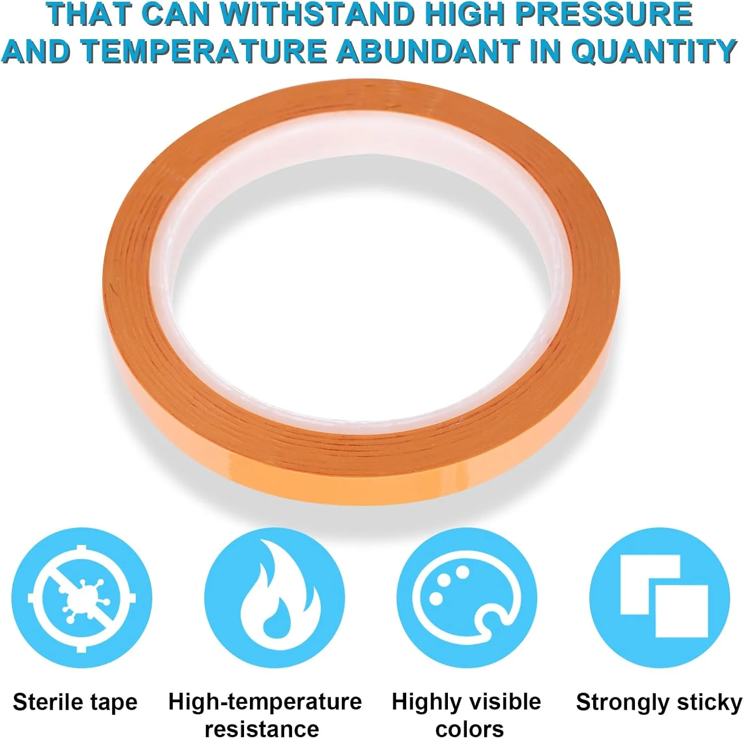 ۱۰ رول نوار اتوکلاو - نوار استریلیزاسیون، عرض ۶ میلی‌متر، طول ۶۶ متر، نوار شناسایی ابزار، ۱۰ رنگ، نوار جراحی دندانپزشکی، نوار ابزار اتوکلاو شونده، بخار ۲۷۰ درجه فارنهایت