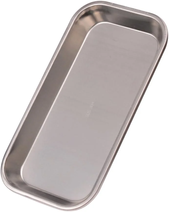 سینی ابزار تخت آزمایشگاهی دندانپزشکی پزشکی حرفه ای استیل 304