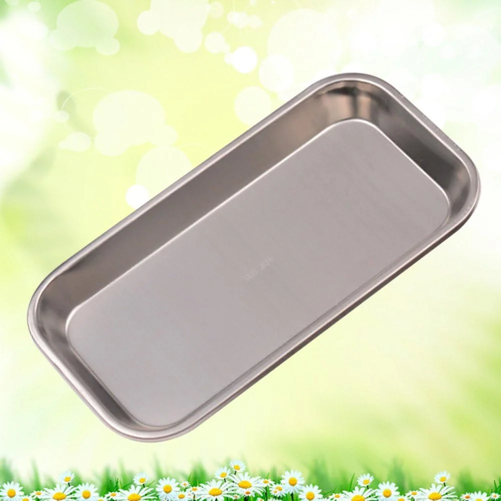 سینی ابزار تخت آزمایشگاهی دندانپزشکی پزشکی حرفه ای استیل 304