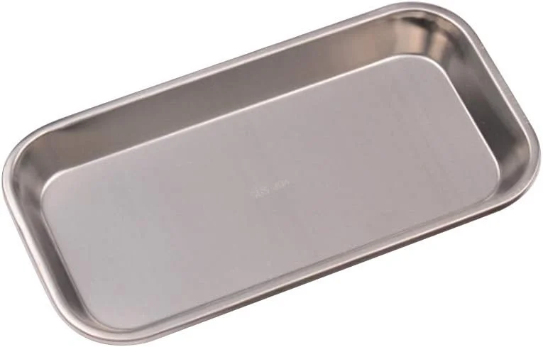 سینی ابزار تخت آزمایشگاهی دندانپزشکی پزشکی حرفه ای استیل 304