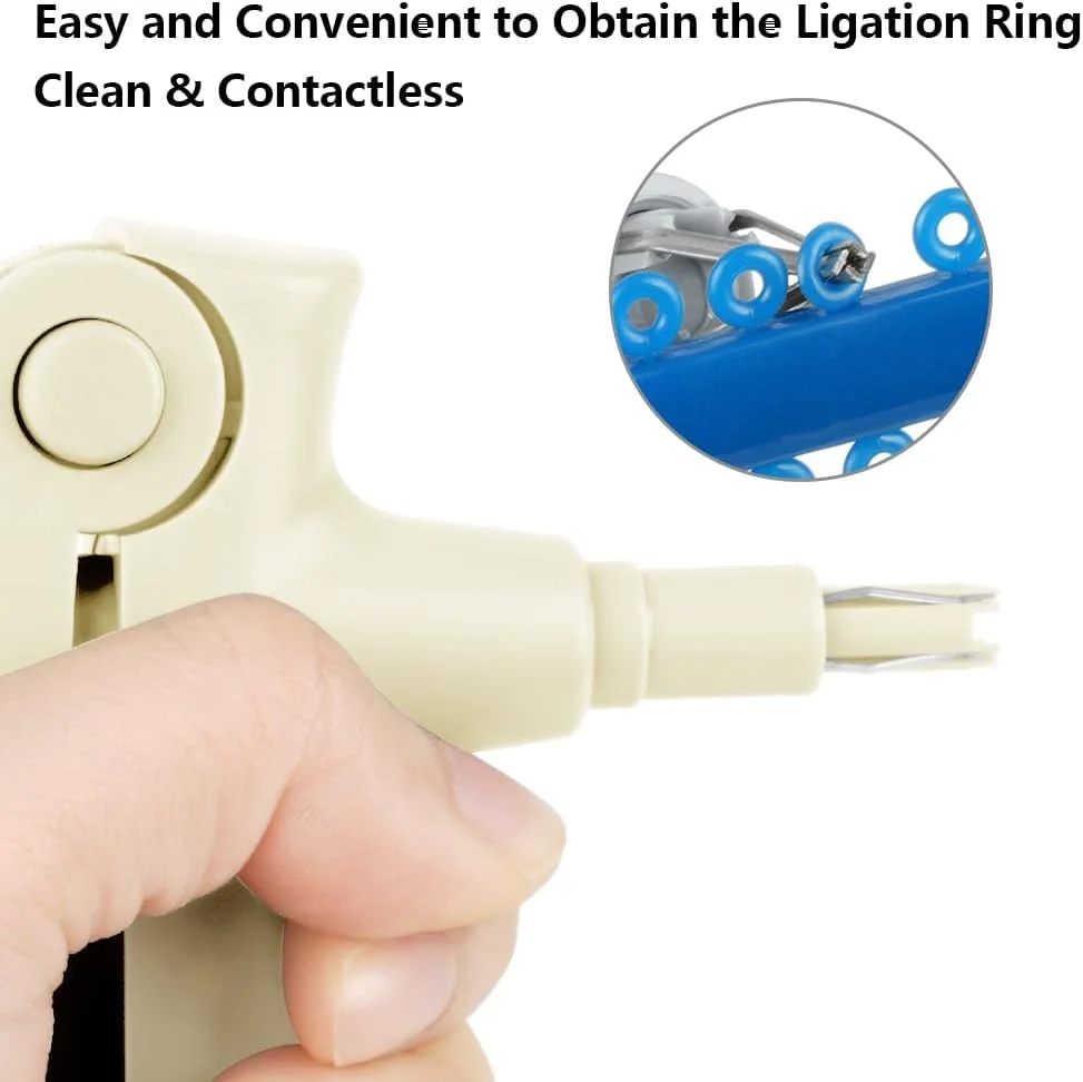 ابزار تفنگ لیگاتور ارتودنسی OFFCUP، تفنگ لیگاتور دندانپزشکی با 40 عدد حلقه لیگاتور ارتودنسی چند رنگ، کیت های ابزار دندانپزشکی لیگاتور (سفید) ابزار تفنگ لیگاتور ارتودنسی OFFCUP، تفنگ لیگاتور دندانپزشکی با 40 عدد حلقه لیگاتور ارتودنسی چند رنگ، کیت های ابزار دندانپزشکی لیگاتور (سفید)