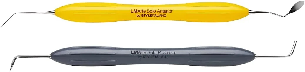 ابزارهای پر کردن دندان با دسته سیلیکونی - قدامی و خلفی