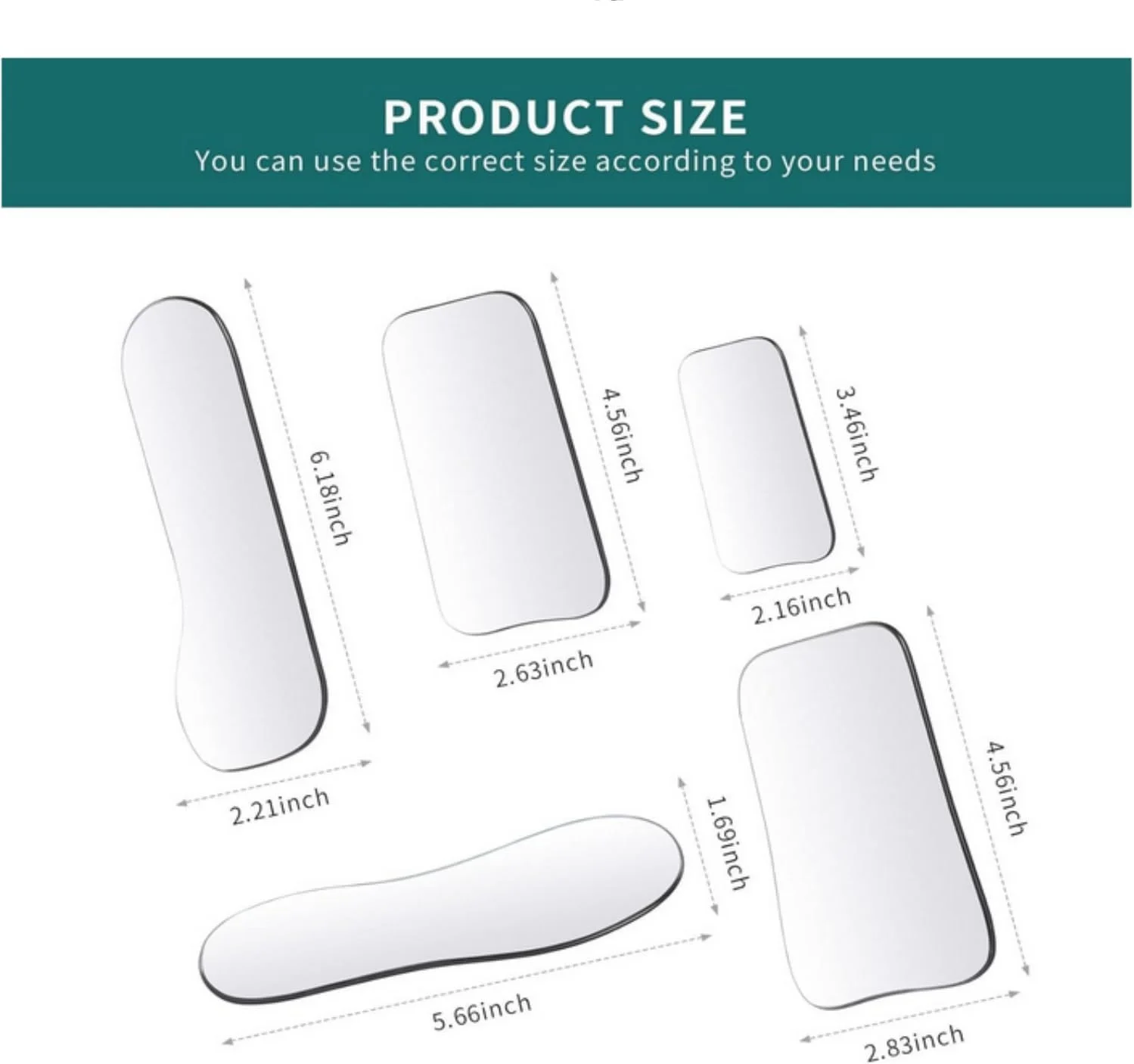 آینه دهانی دندانپزشکی ارتدنسی دو طرفه Skeido، مجموعه 5 عددی، ابزار دندانپزشکی