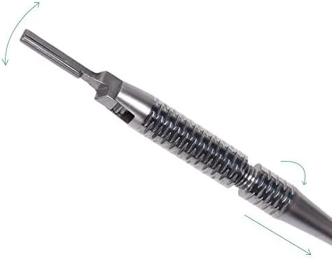 دسته اسکالپل دندانپزشکی با تیغه های گیره ای، نگهدارنده تیغه جراحی قابل تنظیم با پیچ، ابزار استیل ضد زنگ دسته اسکالپل دندانپزشکی با تیغه های گیره ای، نگهدارنده تیغه جراحی قابل تنظیم با پیچ، ابزار استیل ضد زنگ