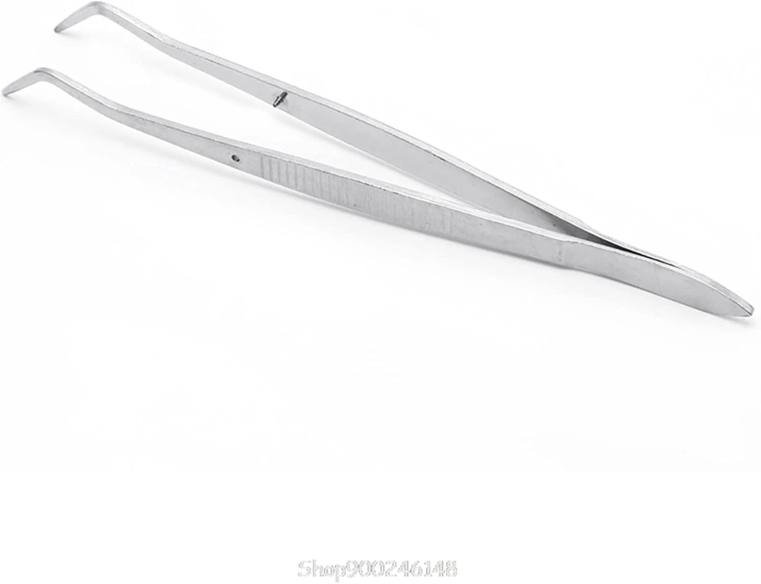 موچین استیل دندانه‌دار خمیده ابزار دندانپزشکی