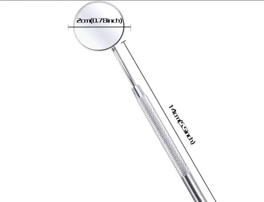 آینه دندانپزشکی RYN، ابزار آینه دهانی استیل ضد زنگ، ابزار بازتابنده بازرسی، آینه دندانپزشکی خمیده برای ابزار مراقبت از دهان و آینه کوچک آرایشی آینه دندانپزشکی RYN، ابزار آینه دهانی استیل ضد زنگ، ابزار بازتابنده بازرسی، آینه دندانپزشکی خمیده برای ابزار مراقبت از دهان و آینه کوچک آرایشی