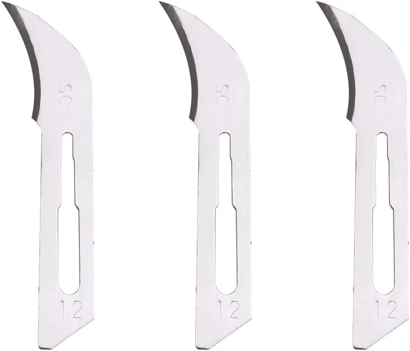 دسته اسکالپل دندانپزشکی با تیغه های گیره ای، نگهدارنده تیغه جراحی قابل تنظیم با پیچ، ابزار استیل ضد زنگ دسته اسکالپل دندانپزشکی با تیغه های گیره ای، نگهدارنده تیغه جراحی قابل تنظیم با پیچ، ابزار استیل ضد زنگ