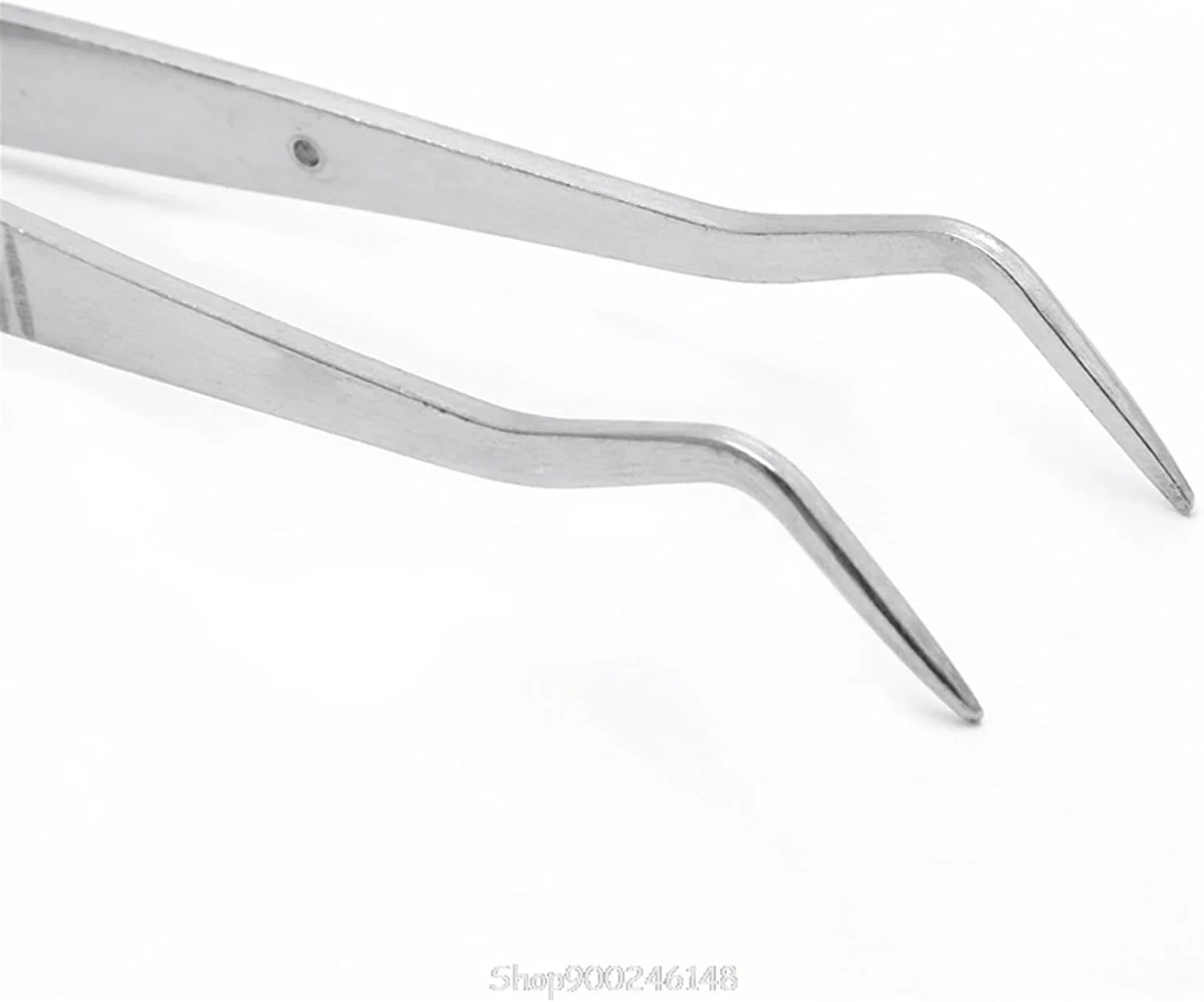 موچین استیل دندانه‌دار خمیده ابزار دندانپزشکی