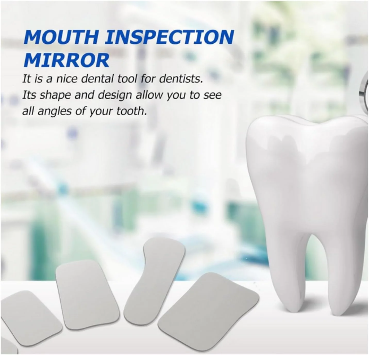 آینه دهانی دندانپزشکی ارتدنسی دو طرفه Skeido، مجموعه 5 عددی، ابزار دندانپزشکی