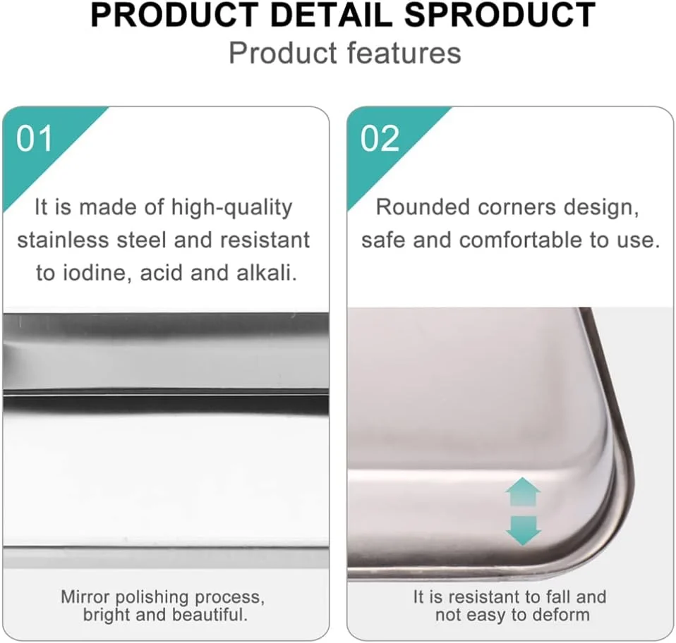 ۴ عدد سینی استیل دندانپزشکی ابزار آزمایشگاهی ابزار جراحی پزشکی دندانپزشکی ابزار جواهرات درمان حیوانات خانگی ابزار جراحی پزشکی حرفه ای ۴ عدد سینی استیل دندانپزشکی ابزار آزمایشگاهی ابزار جراحی پزشکی دندانپزشکی ابزار جواهرات درمان حیوانات خانگی ابزار جراحی پزشکی حرفه ای