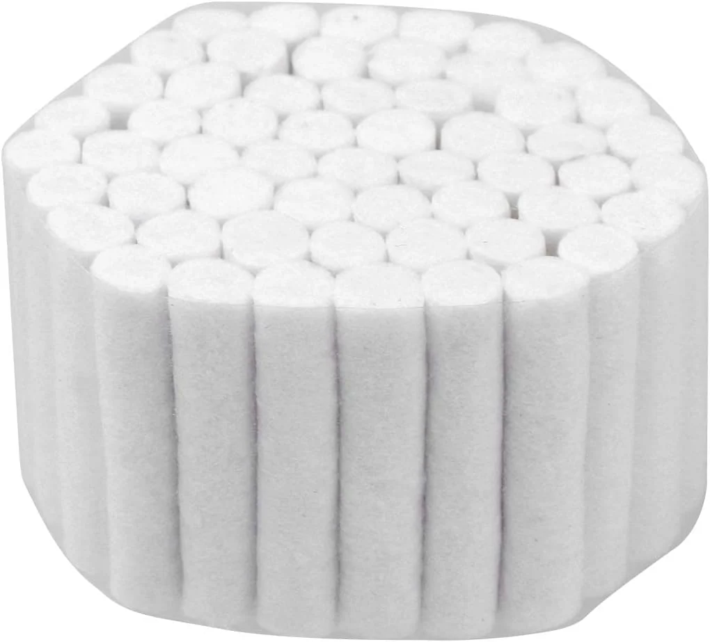 ۵ عدد سواب پنبه ای هموستاتیک دندان با جذب بالا ۸x۳۸ میلی متر، رول پنبه ای دندانپزشکی، مواد دندانی، لوازم دهان، چوب پنبه ای تمیز کننده DIY (سفید)