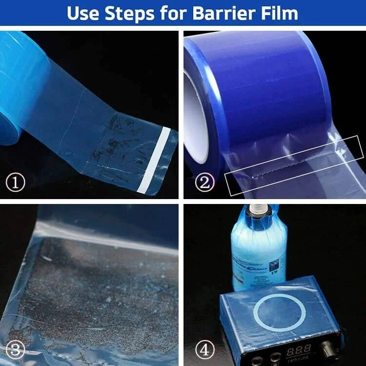 رول فیلم محافظ Beoncall، شامل 1200 ورق فیلم محافظ آبی رنگ 10x15 سانتیمتری، فیلم محافظ یکبار مصرف دندانپزشکی از جنس پلی اتیلن به همراه جعبه پخشکننده و پایه پلاستیکی برای دندانپزشکی، تاتو و آرایش رول فیلم محافظ Beoncall، شامل 1200 ورق فیلم محافظ آبی رنگ 10x15 سانتیمتری، فیلم محافظ یکبار مصرف دندانپزشکی از جنس پلی اتیلن به همراه جعبه پخشکننده و پایه پلاستیکی برای دندانپزشکی، تاتو و آرایش