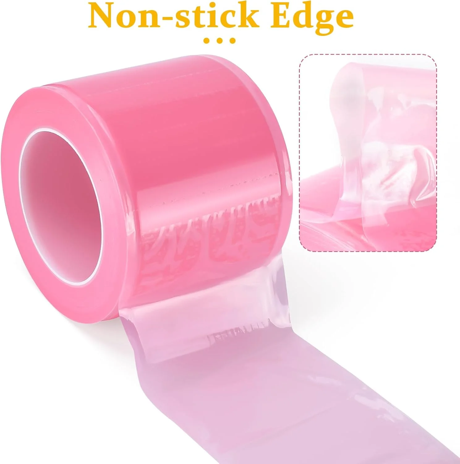 رول فیلم محافظ 1200 عددی BAMTTOO، فیلم محافظ یکبار مصرف، فیلم محافظ دندان، ورقههای نوار محافظ چسبی سوراخدار، لوازم تتو (صورتی) رول فیلم محافظ 1200 عددی BAMTTOO، فیلم محافظ یکبار مصرف، فیلم محافظ دندان، ورقههای نوار محافظ چسبی سوراخدار، لوازم تتو (صورتی)