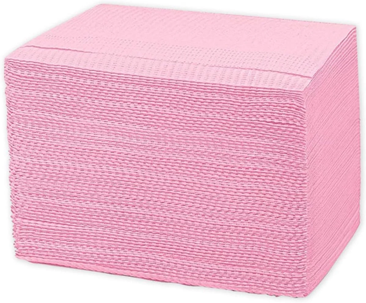 پیشبند یکبار مصرف بیمار دندانپزشکی Ceonam، 60 عددی، 3 لایه ضد آب، دستمال کاغذی برای کلینیک دندانپزشکی، سالن و ...