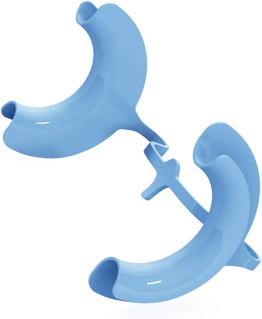 نگهدارنده های گونه راحت و منعطف آبی رنگ | نگهدارنده های یکبار مصرف گونه دندانپزشکی | باز کننده دهان پلاستیکی - سایز متوسط بسته 10 عددی