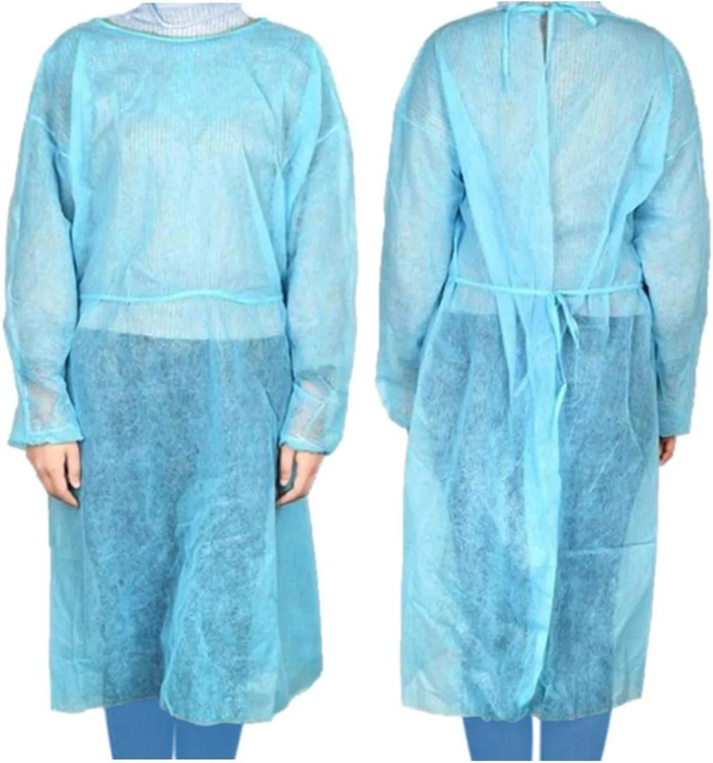 گان ایزولیشن دیل‌مد، آبی (10 عدد)