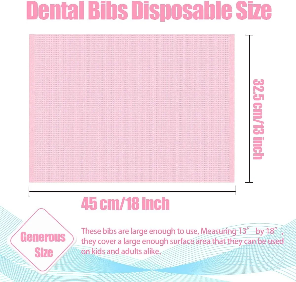 پیشبند یکبار مصرف بیمار دندانپزشکی Ceonam، 60 عددی، 3 لایه ضد آب، دستمال کاغذی برای کلینیک دندانپزشکی، سالن و ... پیشبند یکبار مصرف بیمار دندانپزشکی Ceonam، 60 عددی، 3 لایه ضد آب، دستمال کاغذی برای کلینیک دندانپزشکی، سالن و ...