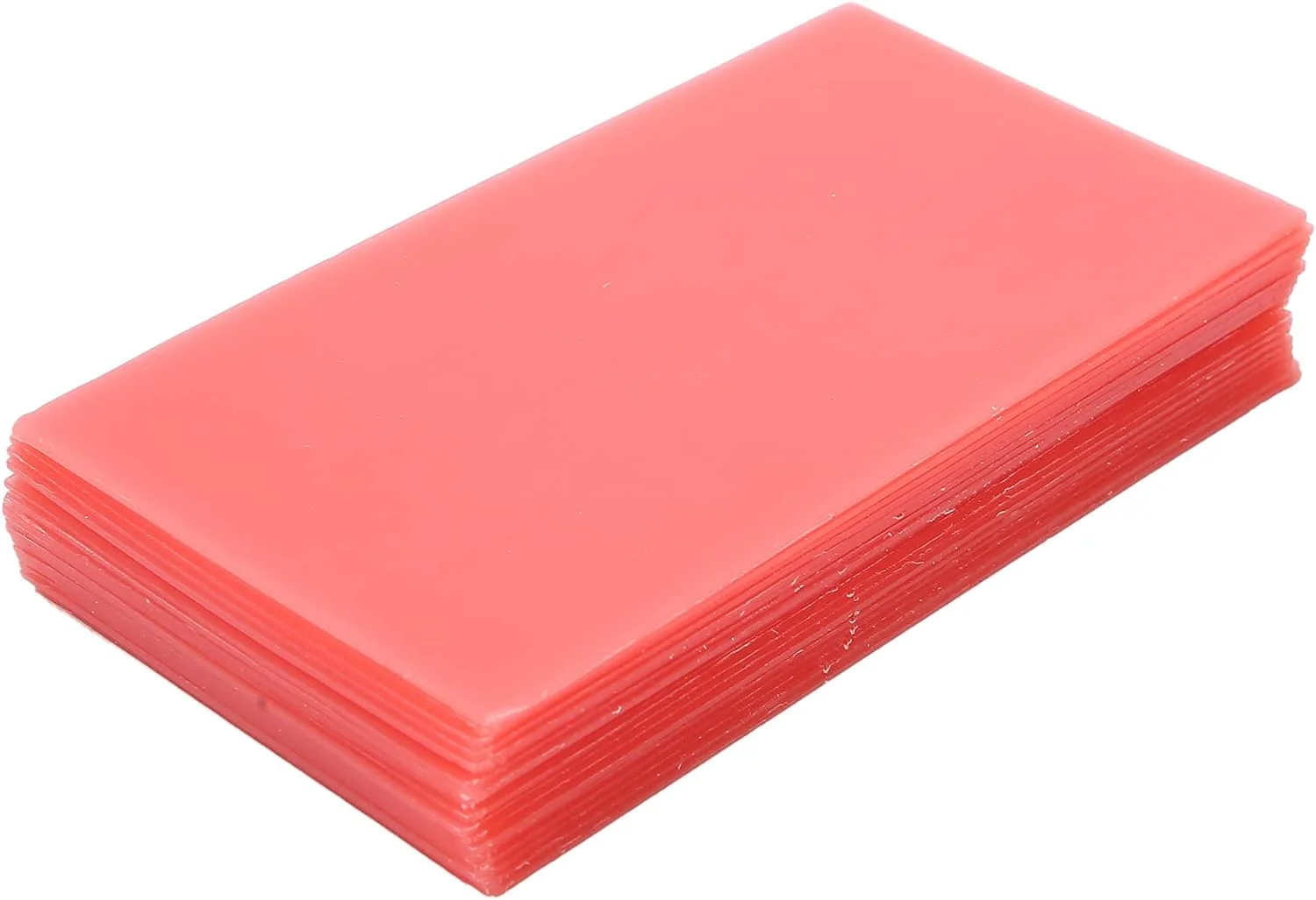 ۱۸ عدد موم صفحه پایه دندانپزشکی، موم ارتودنسی مراقبت از دندان قرمز، ورق موم دندانپزشکی مواد کمکی دندانپزشک