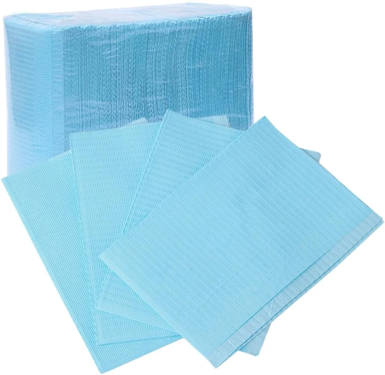 پیشبند دندانپزشکی یکبار مصرف، آبی، بسته 50 عددی (آبی)