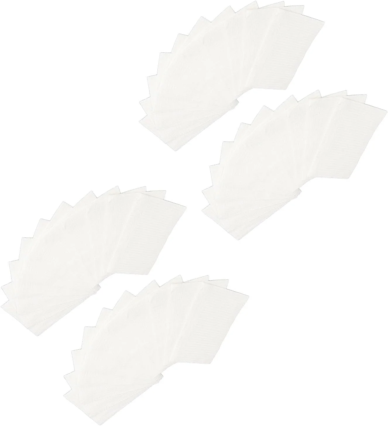 سینی زیر دستی یکبار مصرف ۸۰ عددی برای میز ناخن، پد زیر دستی، پیش بند بیمار، پوشش سینی دندانپزشکی (سفید)