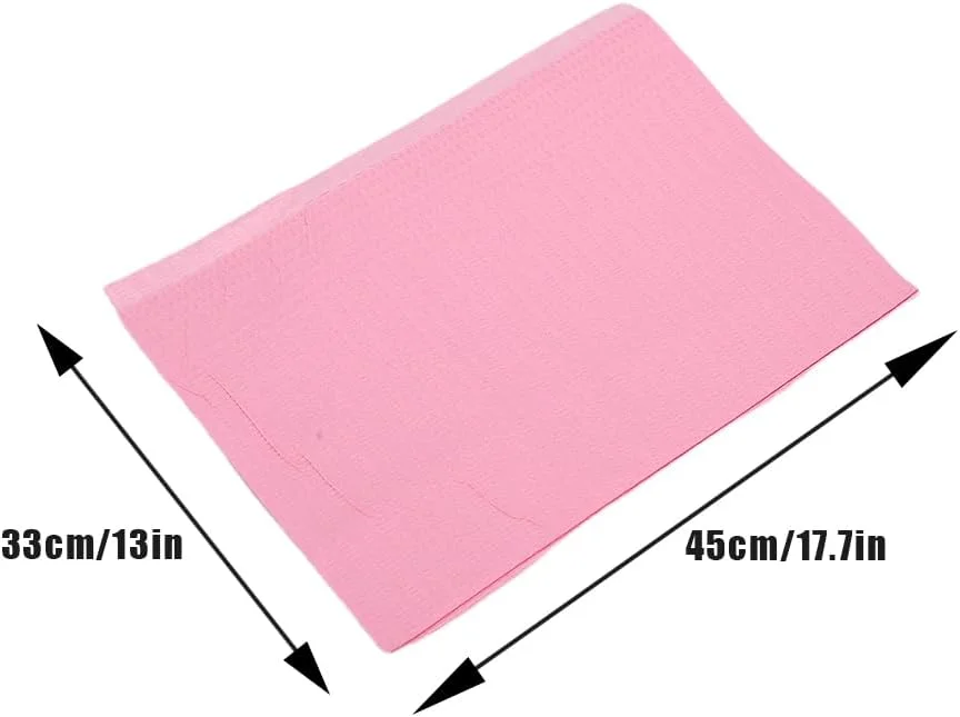 پیشبند یکبار مصرف دندانپزشکی، ورقه‌های پیشبند چند منظوره، پارچه‌های بهداشتی، زیرانداز شخصی، روکش میز تاتو، پد تمیز کننده، پارچه‌های ضد آب با جذب بالا، پارچه‌های پزشکی قابل حمل برای مطب دندانپزشکی