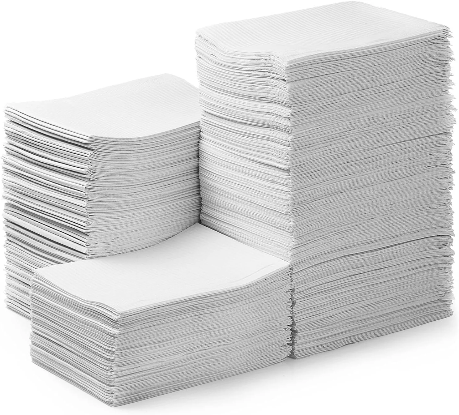 پیشبند دندانپزشکی JMU، بسته 250 عددی دستمال یکبار مصرف 3 لایه ضد آب برای پیشبند تاتو، روکش میز تاتو، پیشبند بیمار، روکش سینی، 13" x 18" (سفید)