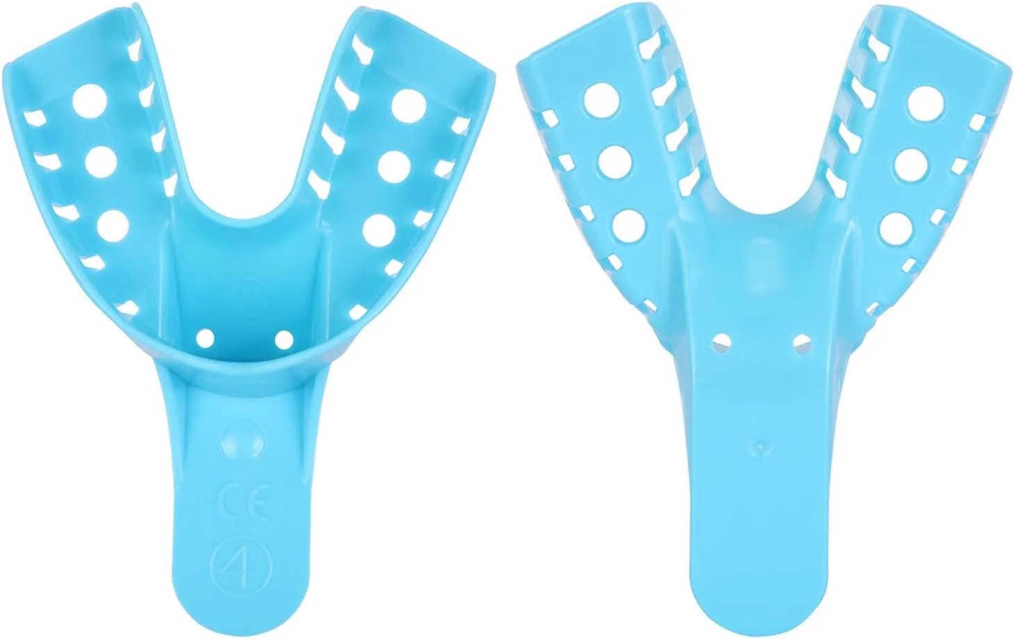 قالب های دندانی JMU، بسته 12 عددی قالب های یکبار مصرف سوراخ دار اتوکلاو، 4 عدد پایین متوسط