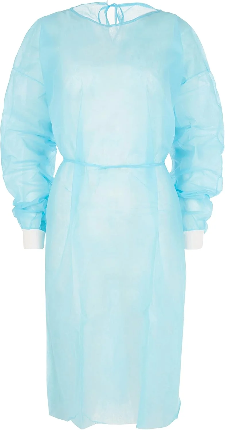 گان ایزوله یکبار مصرف سایز: یونیورسال تعداد: 50 عدد در هر بسته