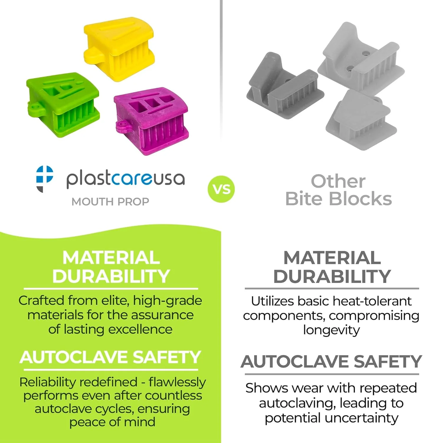 پلاستکر یواسای، انواع مختلف نگهدارندههای دهان اتوکلاو، بلوکهای گاز دندان سیلیکونی، بسته 6 عددی پلاستکر یواسای، انواع مختلف نگهدارندههای دهان اتوکلاو، بلوکهای گاز دندان سیلیکونی، بسته 6 عددی
