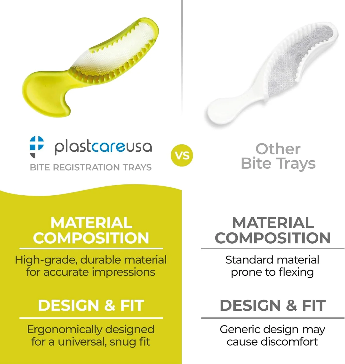 سینی های قالبگیری دندانی PlastCare USA، 35 عدد در یک جعبه