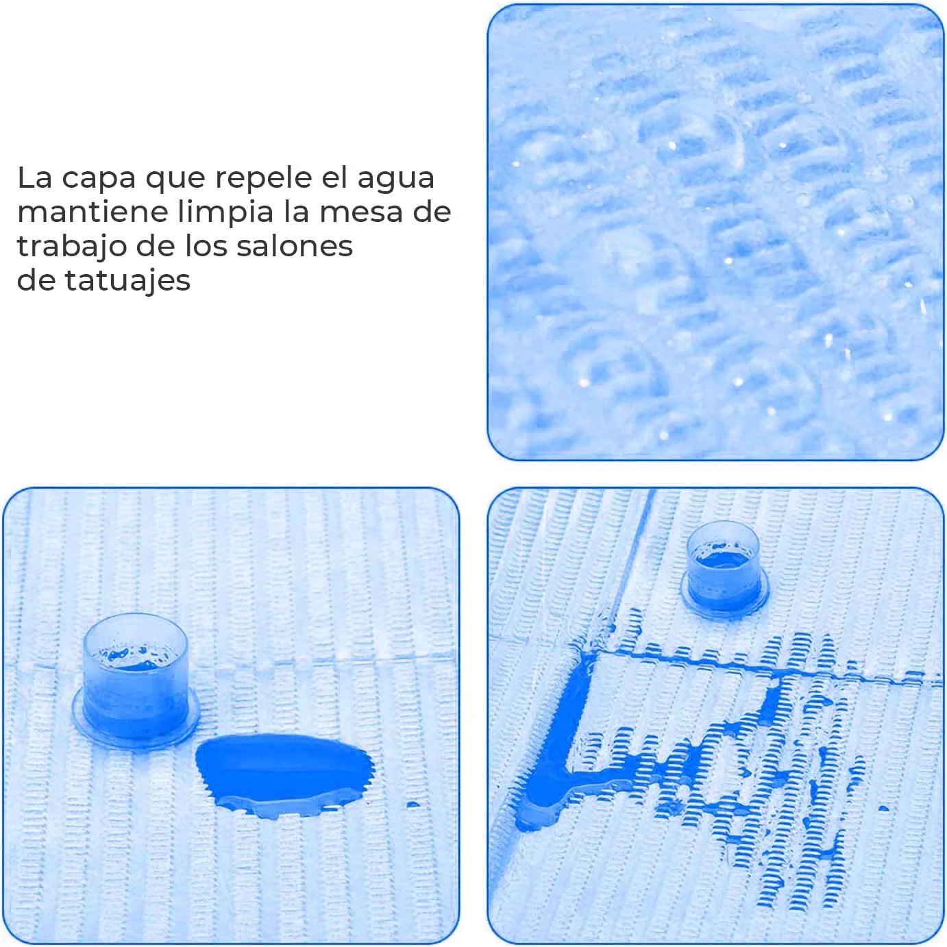 پیشبند یکبار مصرف چند منظوره ممتاز Sumedtec، 150 عددی - آبی، مناسب برای کارهای دندانپزشکی، تتو یا محیط های کاری که نیاز به جذب مایعات یا جوهر دارند.