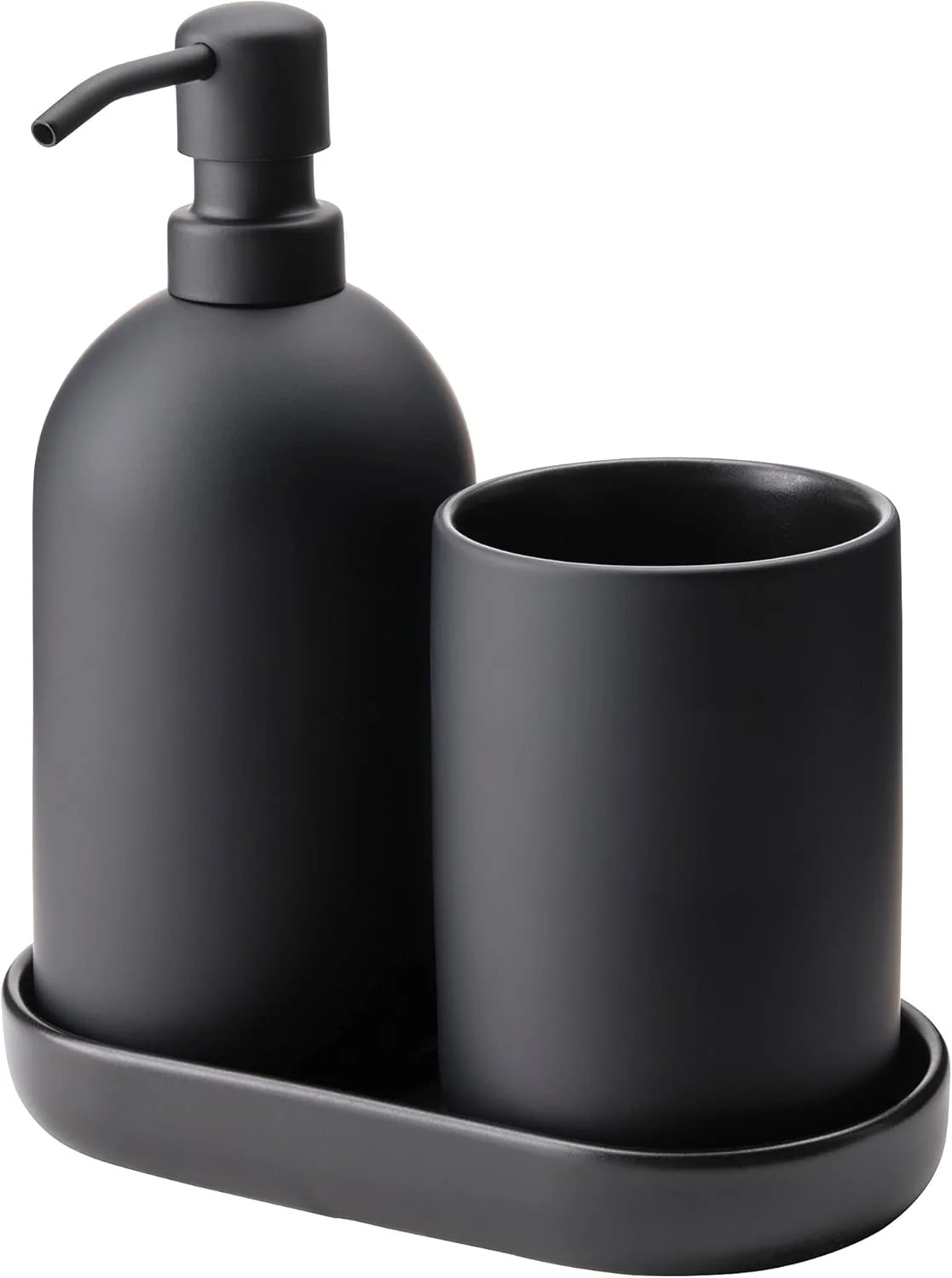 ست ۳ تکه لوازم حمام ایکیا مدل GANSJÖN، مشکی ست ۳ تکه لوازم حمام ایکیا مدل GANSJÖN، مشکی