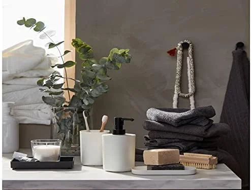 ست ۳ تکه لوازم حمام ایکیا مدل STORAVAN، سفید، کوچک