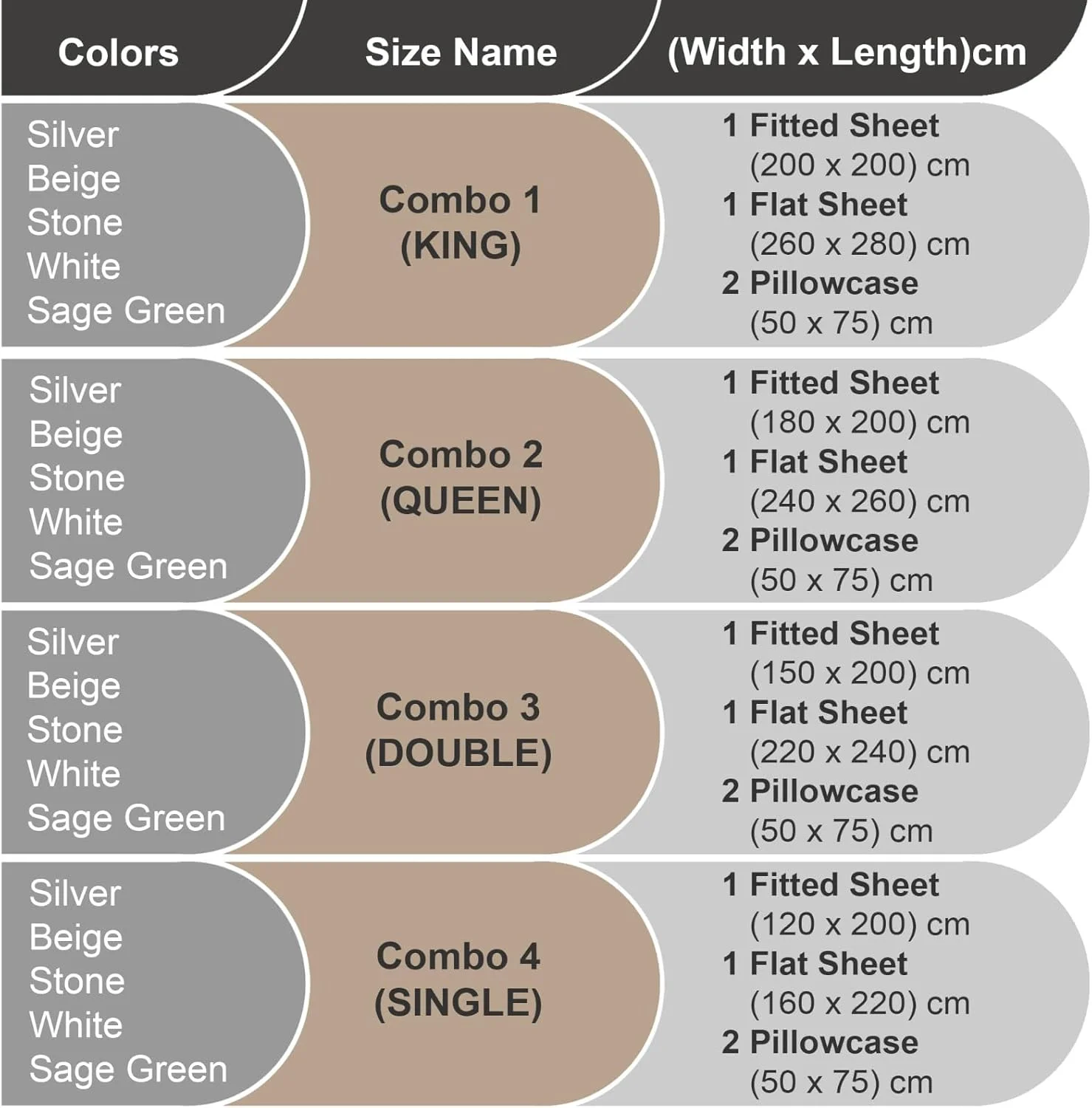 ست ملحفه 4 تکه شامل ملحفه کش‌دار، روبالشی، ملحفه تخت، مناسب تشک تا عمق 25 سانتی‌متر، ست ملحفه سفید، مجموعه ست ملحفه راه راه